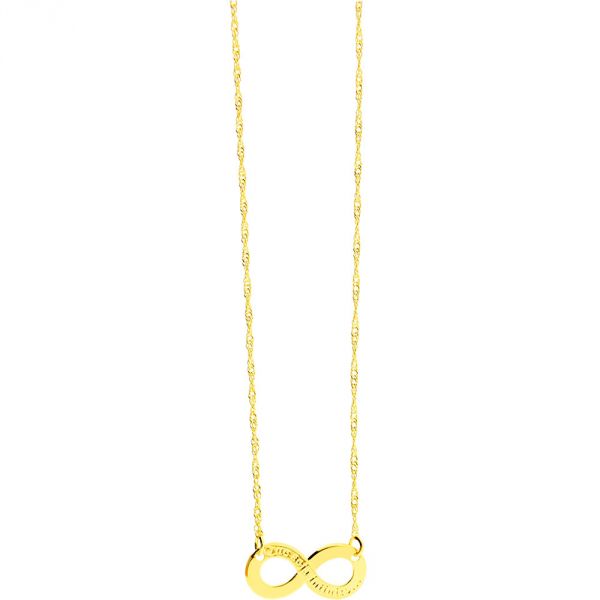 COLAR INFINITO DOURADO