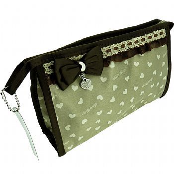 22650 - NECESSAIRE CORAÇÃO JACKI DESIGN preta
