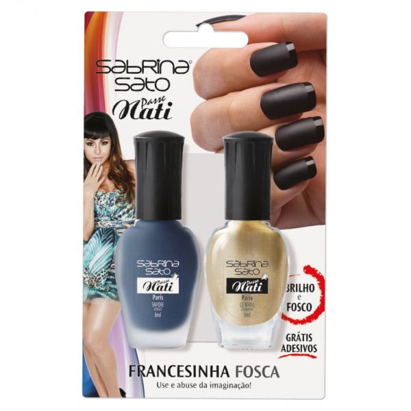 AZUL/DOURADO - FRANCESINHA FOSCA SABRINA SATO