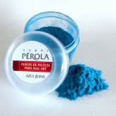 PÓ DE FLOCAGEM AZUL JEANS - LINHA SUPER PÉROLA