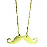 COLAR BIGODE DOURADO