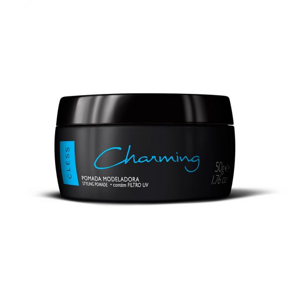 CHARMING POMADA MODELADORA BLACK 50G