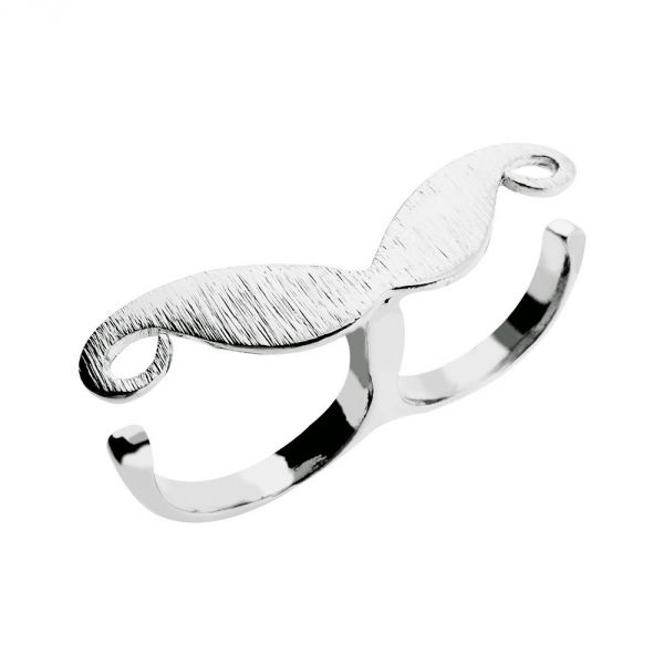 ANEL DUPLO BIGODE PRATA