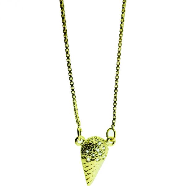 COLAR SORVETE DOURADO