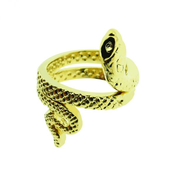 ANEL DE COBRA DOURADO
