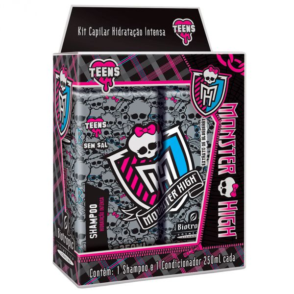 - KIT MONSTER HIGH HIDRATAÇÃO INTENSA 250ML