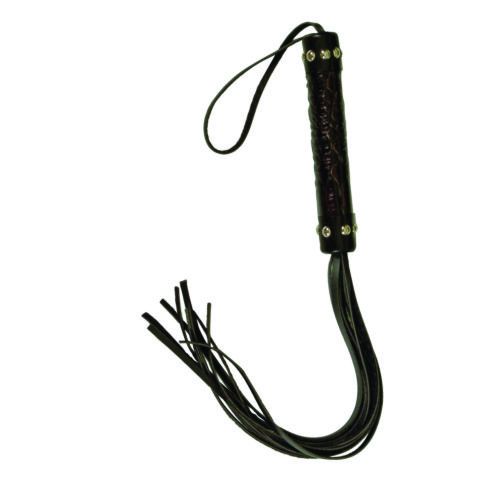 CHICOTE DE COURO PRETO