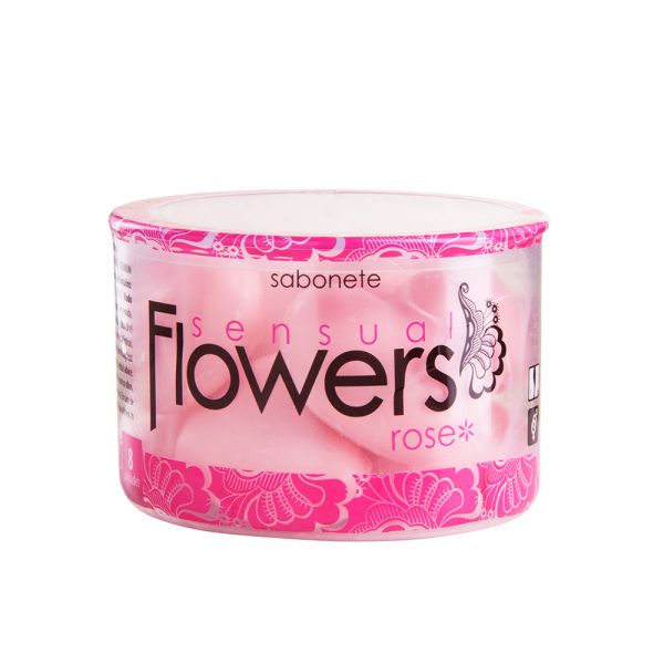 SABONETE SENSUAL FLOWERS ROSE
